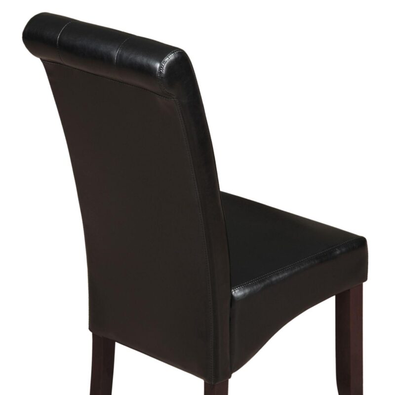 Simpli Home Cosmopolitan Deluxe Tufted Parson Chair 2-piece Set - Image 2