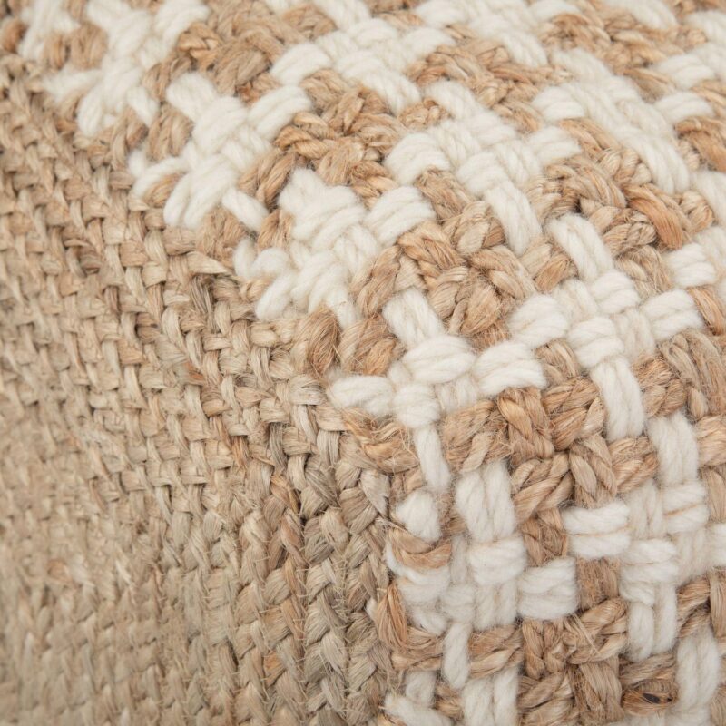 Simpli Home Cullen Transitional Cube Pouf - Image 3