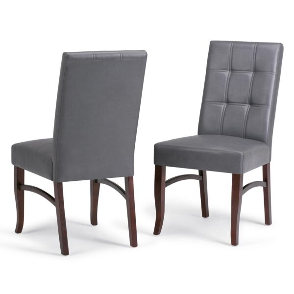 Simpli Home Ezra Tufted Dining Chair 2-piece Set