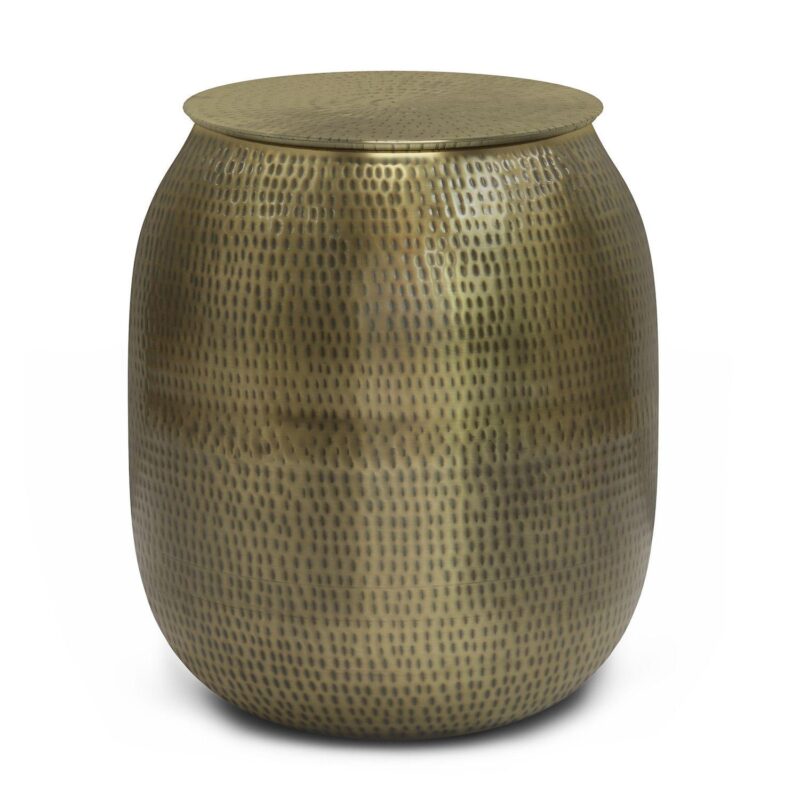 Simpli Home Griffen Metal Storage End Table - Image 6