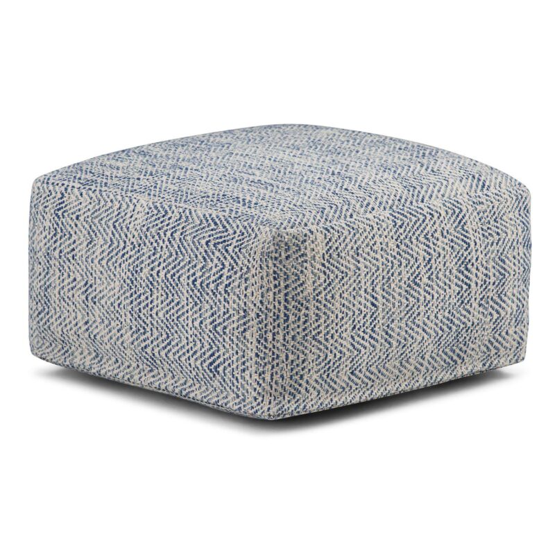 Simpli Home Nate Square Pouf - Image 5