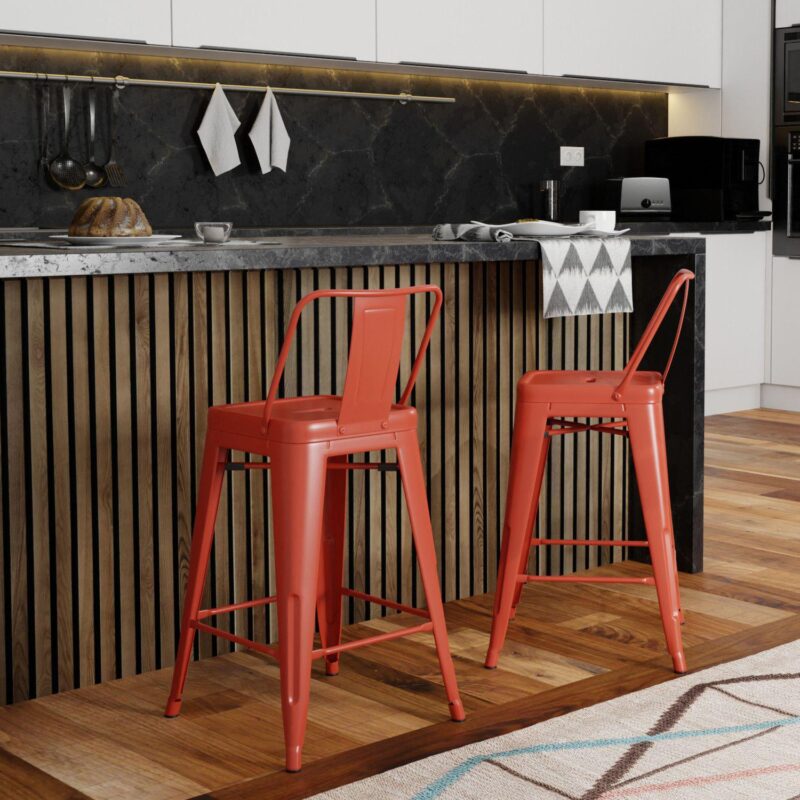 Simpli Home Rayne Counter Stool 4-piece Set - Image 2