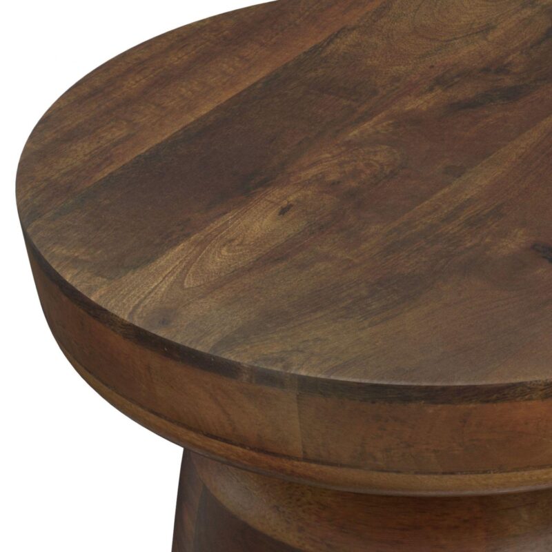 Simpli Home Robbie Pedestal Accent End Table - Image 7