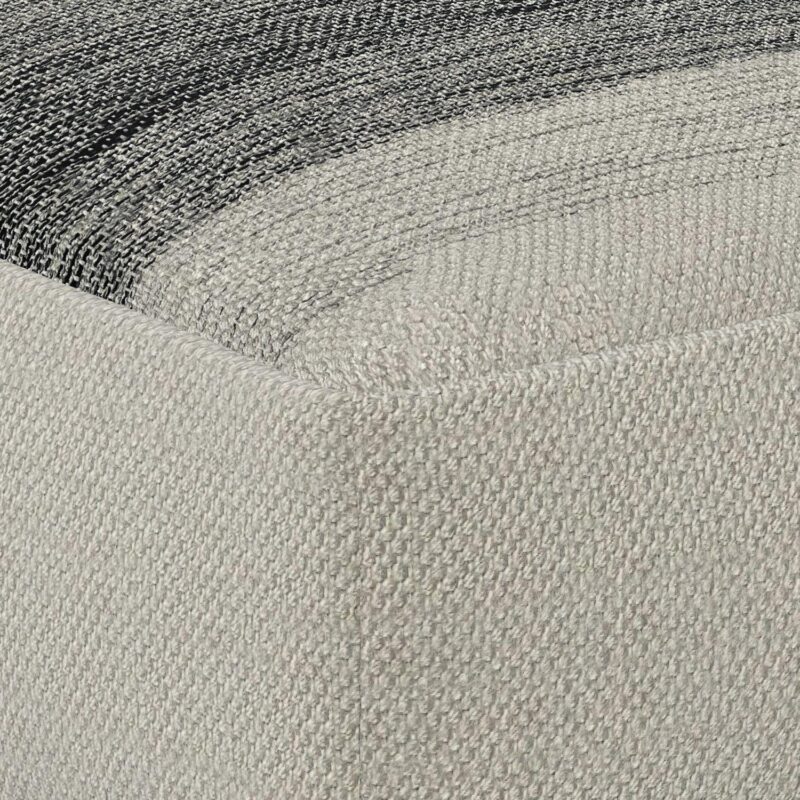 Simpli Home Sabella Square Woven Indoor / Outdoor Pouf - Image 3