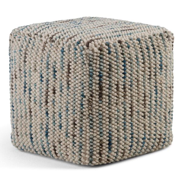 Simpli Home Zoey Cube Pouf