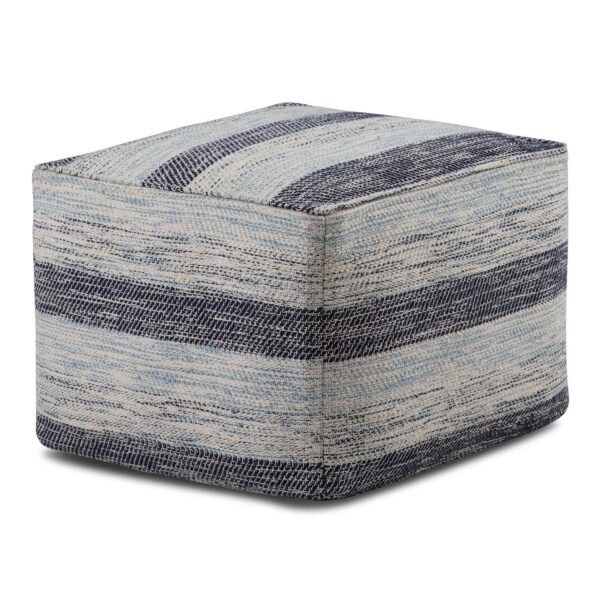 Simply Home Clay Square Pouf