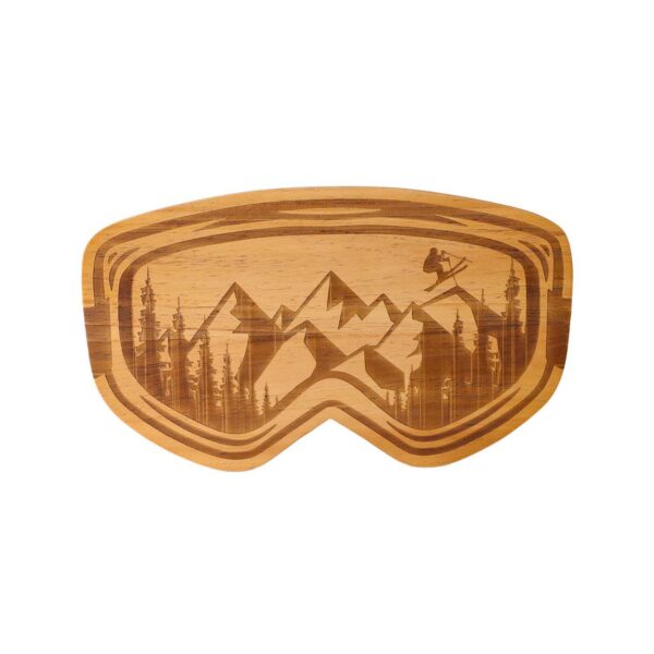 Ski Goggles Wood Board - 15  X 8.75