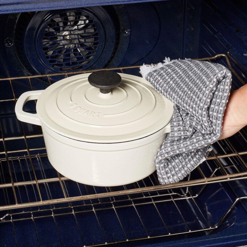 Smith and Clark 3-qt. Enameled Cast-Iron Dutch Oven - Image 2