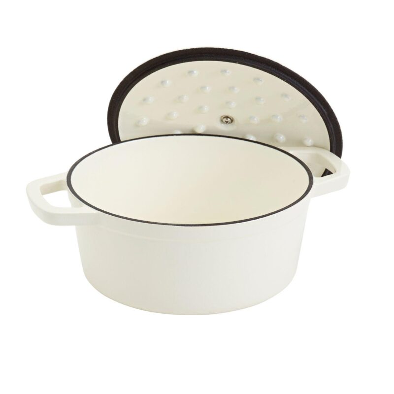 Smith and Clark 3-qt. Enameled Cast-Iron Dutch Oven - Image 4