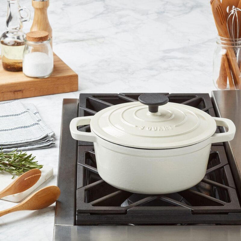Smith and Clark 3-qt. Enameled Cast-Iron Dutch Oven - Image 7