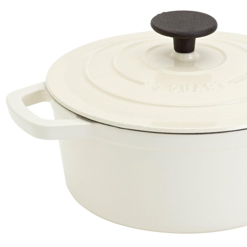 Smith and Clark 3-qt. Enameled Cast-Iron Dutch Oven - Image 5