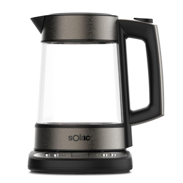 Solac AROA PREMIUM Adjustable Temperature Cordless Glass Kettle