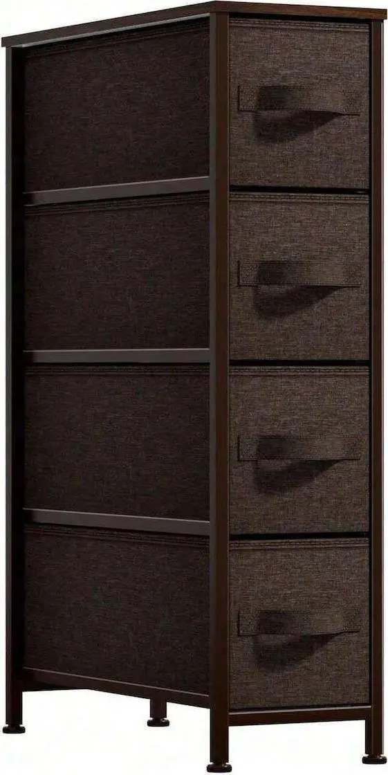 Sorbus 4 Drawers Narrow Dresser For Small Spaces, Closets, Bedroom, Bathroom and Laundry - Image 14