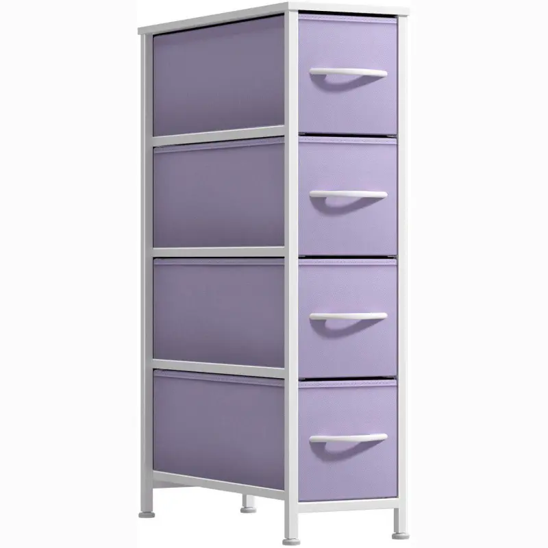 Sorbus 4 Drawers Narrow Dresser For Small Spaces, Closets, Bedroom, Bathroom and Laundry - Image 6
