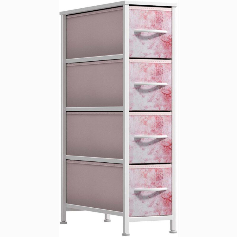 Sorbus 4 Drawers Narrow Dresser For Small Spaces, Closets, Bedroom, Bathroom and Laundry - Image 8