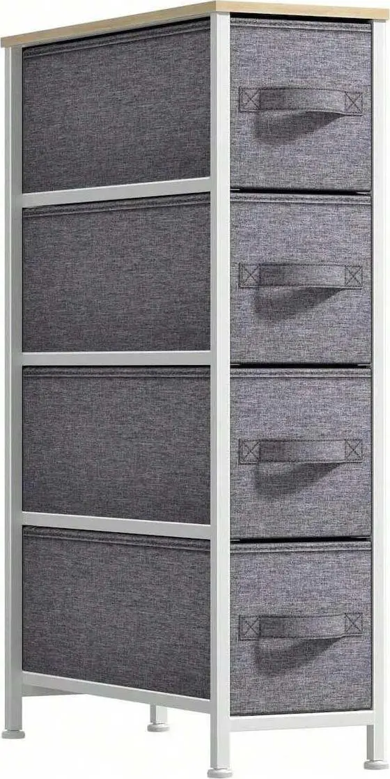 Sorbus 4 Drawers Narrow Dresser For Small Spaces, Closets, Bedroom, Bathroom and Laundry - Image 10