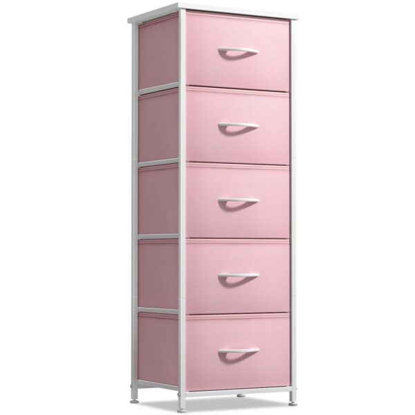 Sorbus 5 Drawers Narrow Dresser For Small Spaces, Closets, Bedroom, Bathroom and Laundry