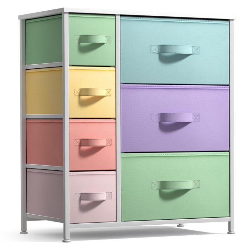 Sorbus 7 Drawers Dresser With Steel Frame, Wood Top, Handles - Storage For Bedroom, Home, Etc - Image 22