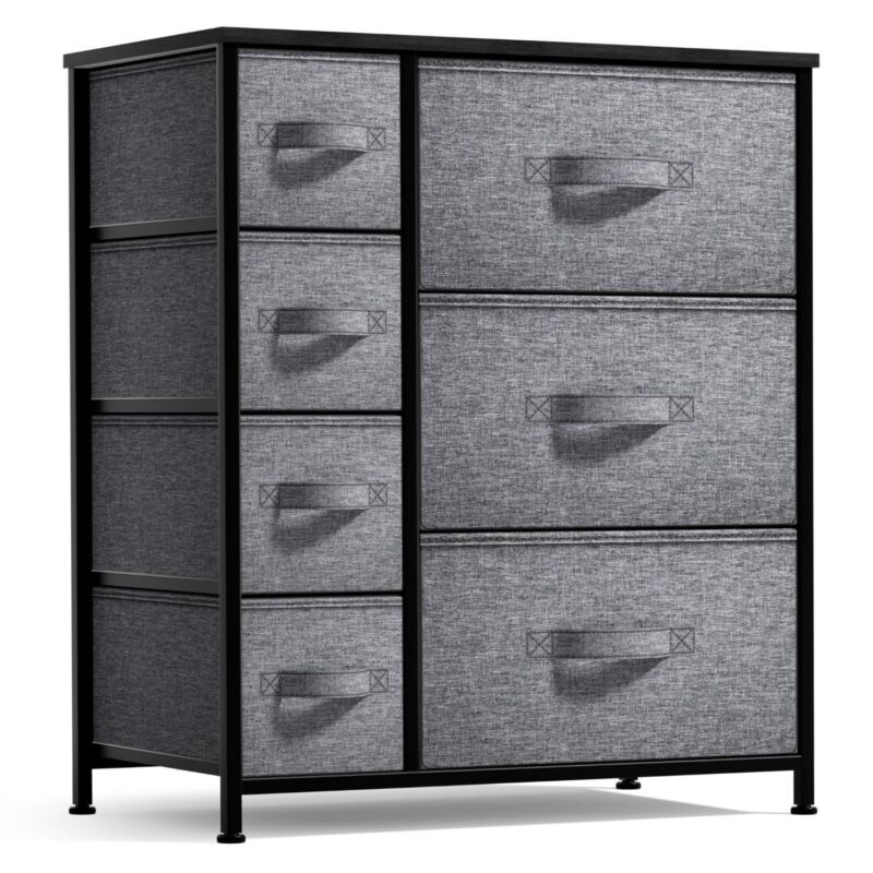 Sorbus 7 Drawers Dresser With Steel Frame, Wood Top, Handles - Storage For Bedroom, Home, Etc - Image 14