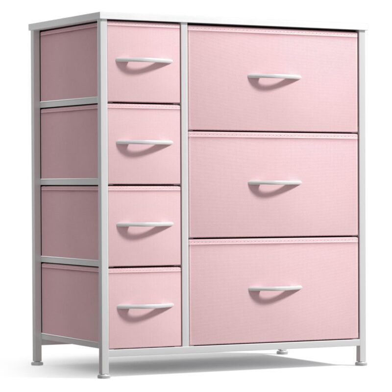 Sorbus 7 Drawers Dresser With Steel Frame, Wood Top, Handles - Storage For Bedroom, Home, Etc - Image 6