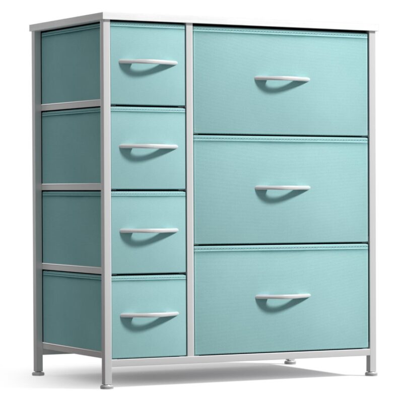 Sorbus 7 Drawers Dresser With Steel Frame, Wood Top, Handles - Storage For Bedroom, Home, Etc - Image 19