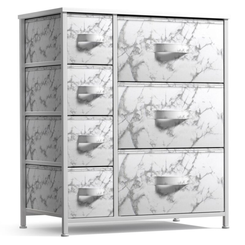 Sorbus 7 Drawers Dresser With Steel Frame, Wood Top, Handles - Storage For Bedroom, Home, Etc - Image 9