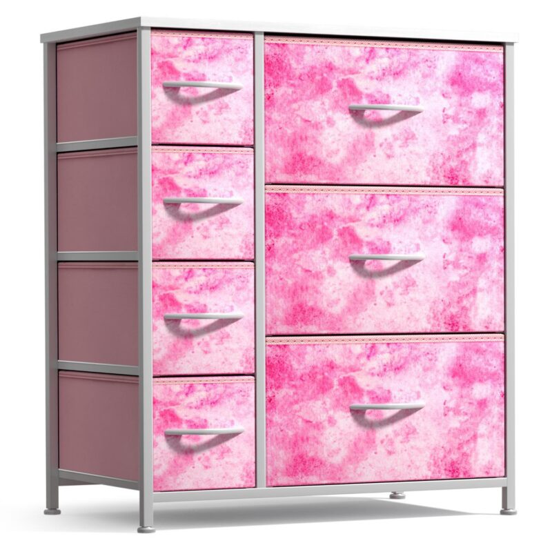 Sorbus 7 Drawers Dresser With Steel Frame, Wood Top, Handles - Storage For Bedroom, Home, Etc - Image 17