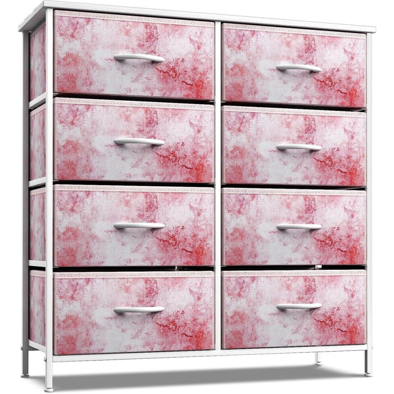 Sorbus 8 Drawers Storage Dresser For Bedroom, Closet, Office Organization - Steel Frame, Wood Top - Image 12