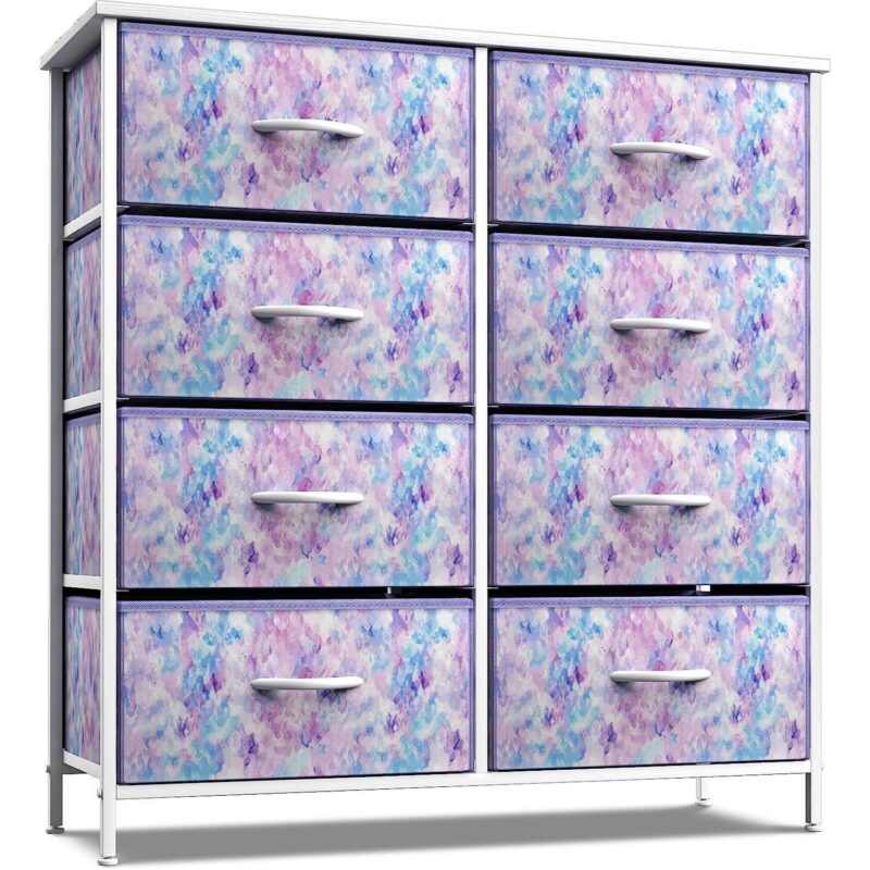 Sorbus 8 Drawers Storage Dresser For Bedroom, Closet, Office Organization - Steel Frame, Wood Top - Image 19