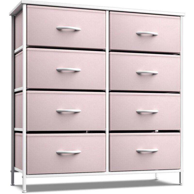 Sorbus 8 Drawers Storage Dresser For Bedroom, Closet, Office Organization - Steel Frame, Wood Top - Image 13