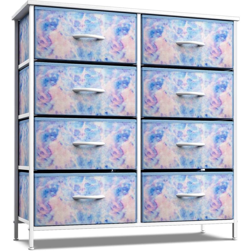 Sorbus 8 Drawers Storage Dresser For Bedroom, Closet, Office Organization - Steel Frame, Wood Top - Image 16
