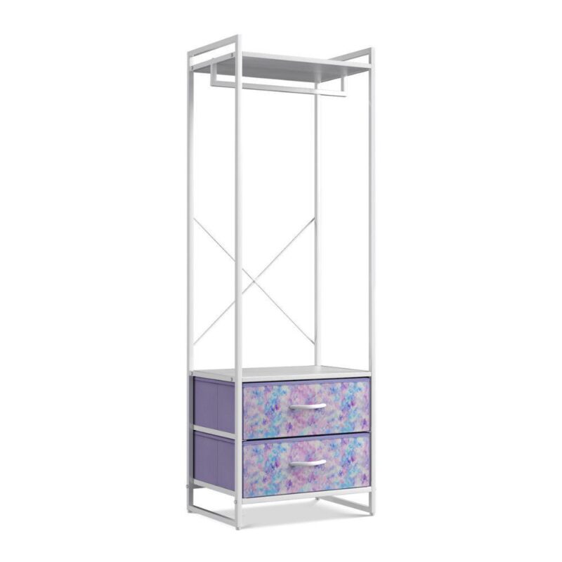 Sorbus Clothing Rack With 2 Drawers -wood Top, Steel Frame, And Fabric Drawers Storage Organizer - Image 16
