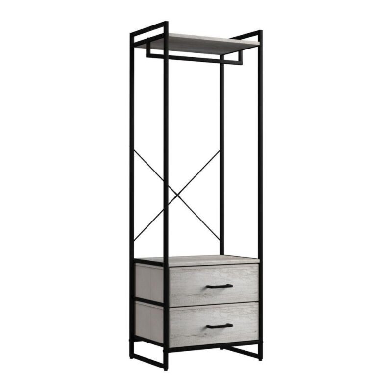 Sorbus Clothing Rack With 2 Drawers -wood Top, Steel Frame, And Fabric Drawers Storage Organizer - Image 10