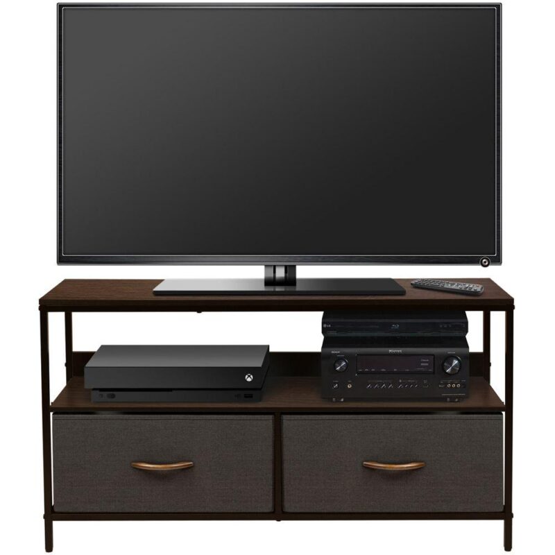 Sorbus Tv Stand Dresser With 2 Drawers - Bedroom, Living Room, and Dorm Furniture - Image 7