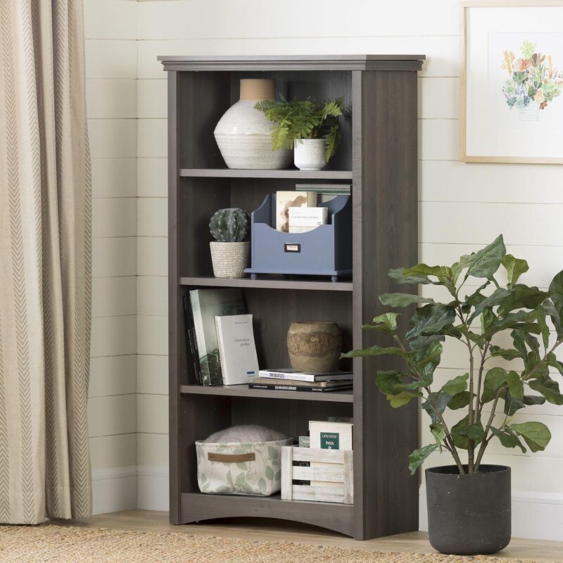 South Shore Gascony 4-Shelf Bookcase - Image 3