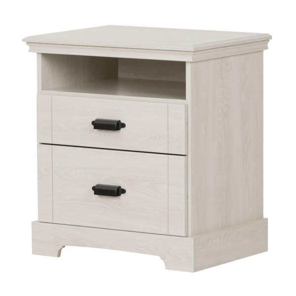 South Shore Lilak 2-Drawer Nightstand