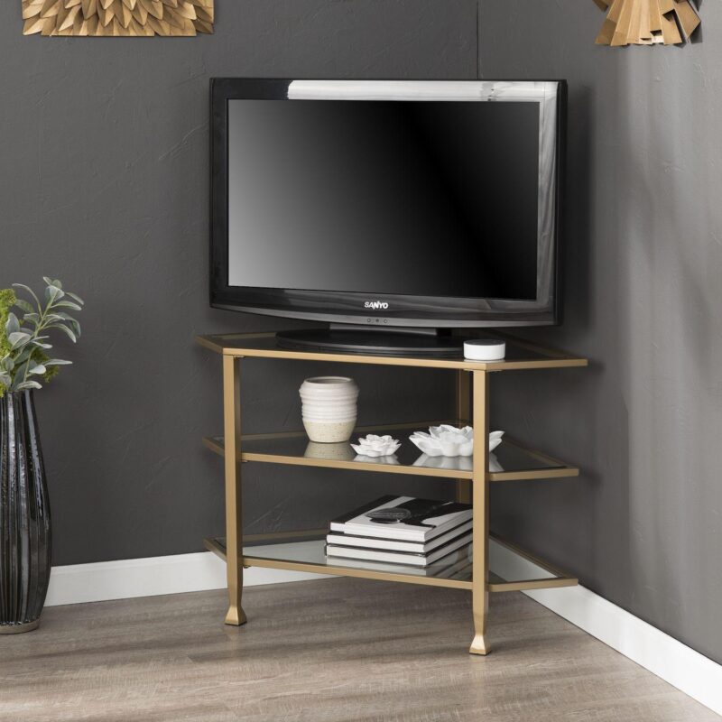 Southern Enterprises Jaymes Corner TV Stand - Image 2