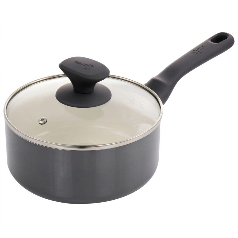 Spice By Tia Mowry Savory Saffron 16 Piece Ceramic Nonstick Cookware Set - Image 5