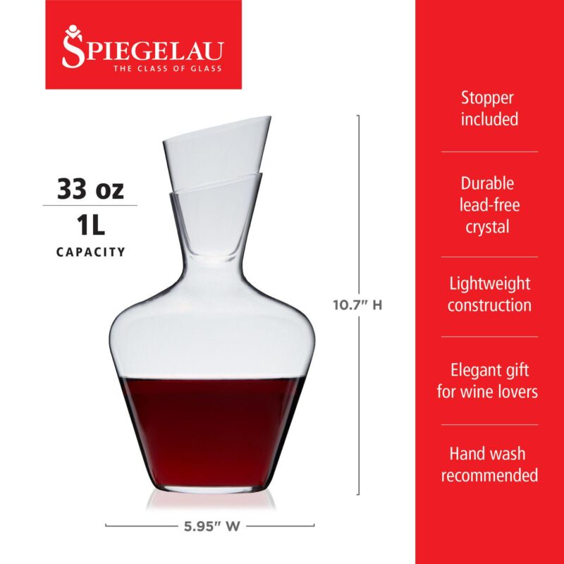 Spiegelau Definition 1l Wine Decanter And Stopper (set Of 1) - Image 4