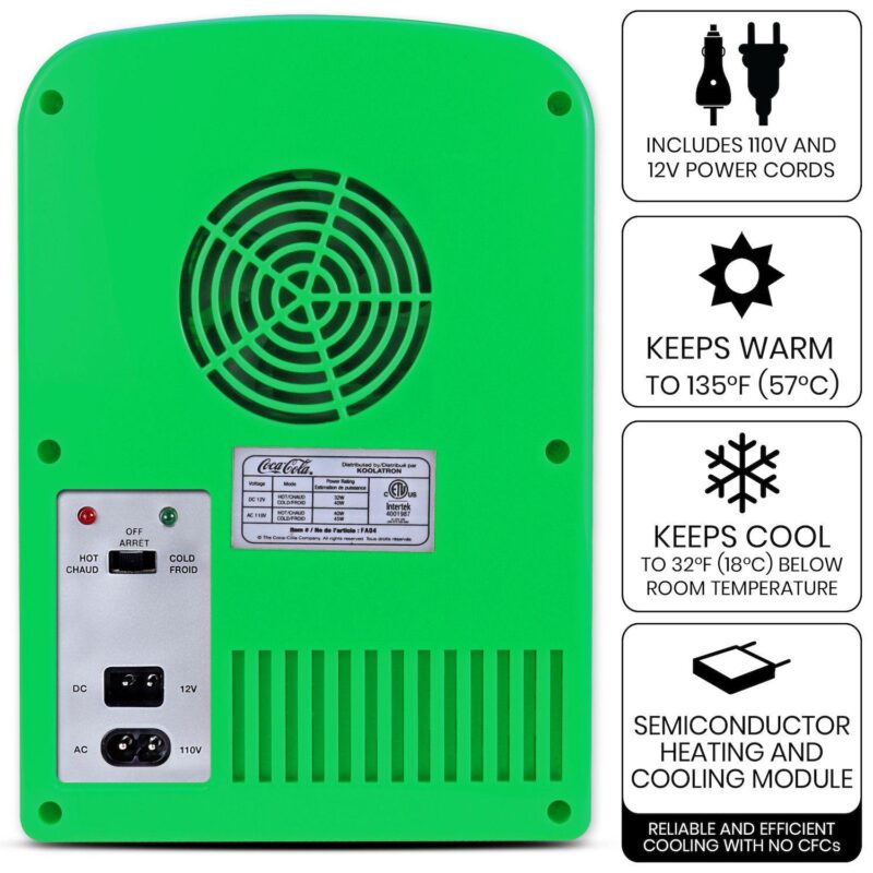 Sprite 6-Can Mini Fridge Cooler/Warmer - Image 8