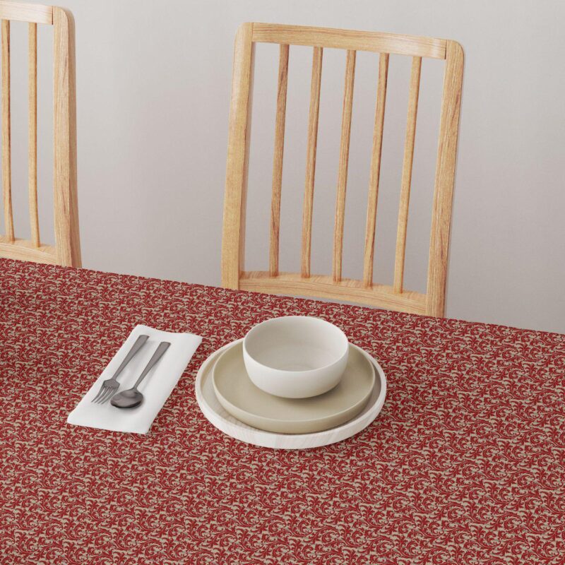 Square Tablecloth, 100% Cotton, 52x52 , Floral 158 - Image 4