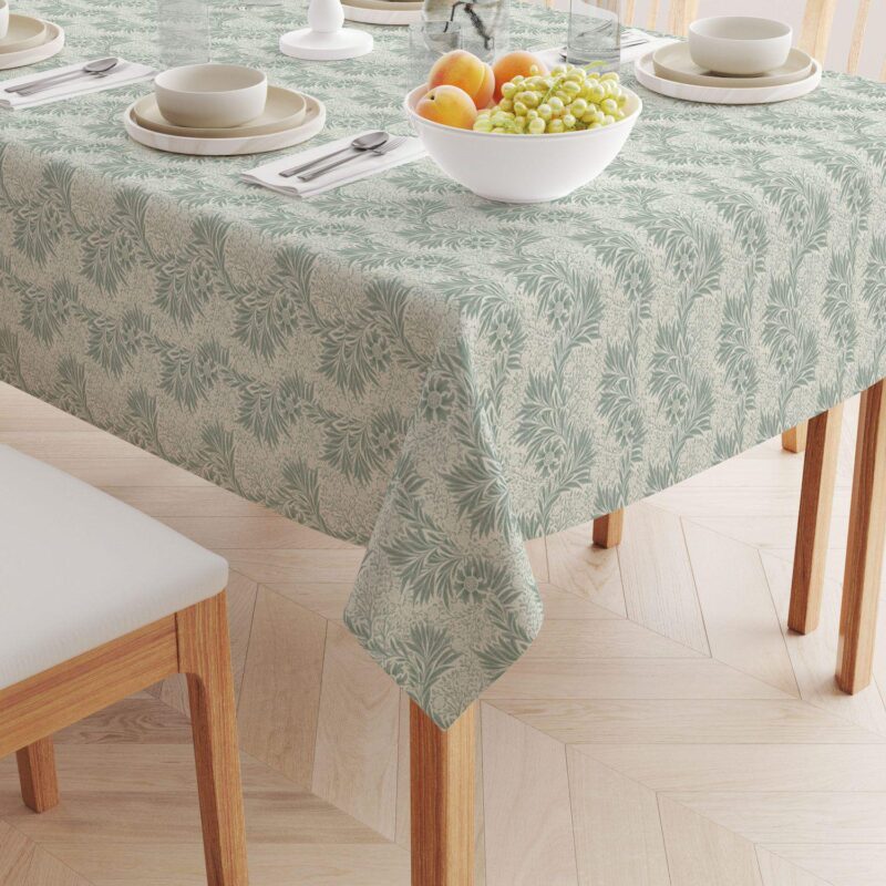 Square Tablecloth, 100% Cotton, 52x52 , Floral 80 - Image 2