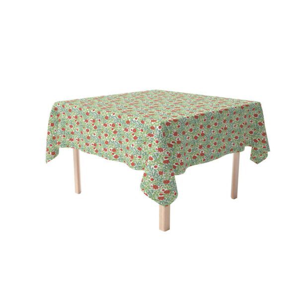 Square Tablecloth, 100% Cotton, 52x52 , Floral 72