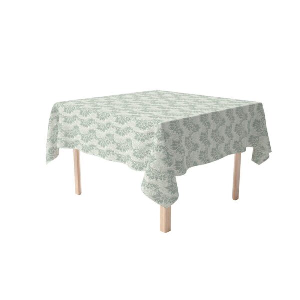 Square Tablecloth, 100% Cotton, 52x52 , Floral 80