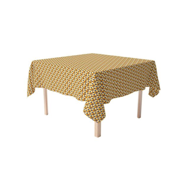 Square Tablecloth, 100% Polyester, 70x70 , Handmade Straw Wicker