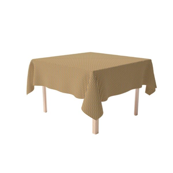 Square Tablecloth, 100% Polyester, 70x70 , Chessboard Braid