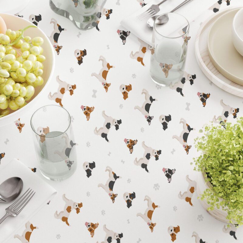 Square Tablecloth, 100% Polyester, 70x70 , Jack Russel Designs - Image 3