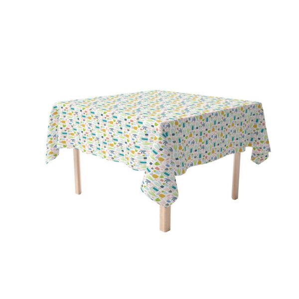 Square Tablecloth, 100% Polyester, 60x60 , Houseplant Collection