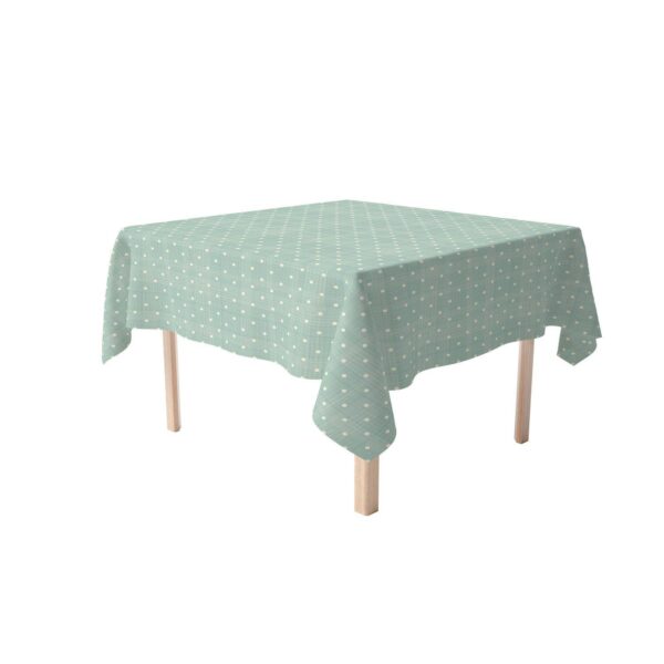 Square Tablecloth, 100% Polyester, 70x70 , Textured Dots