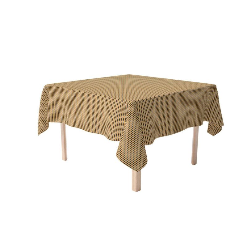 Square Tablecloth, 100% Polyester, 60x60 , Chessboard Braid